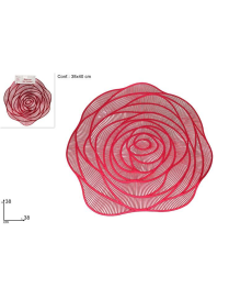 TOVAGLIETTA FORMA ROSA 38 centimetri