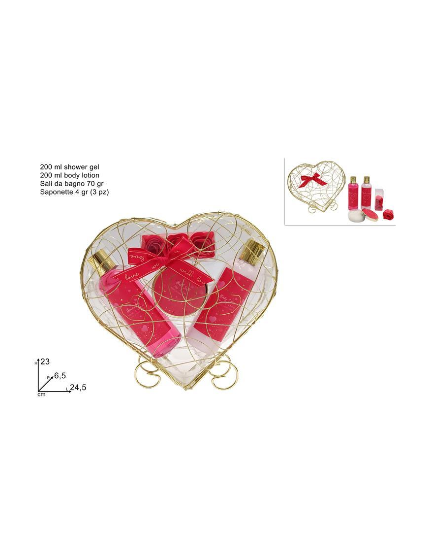 CONFEZIONE REGALO SET DA BAGNO 4 pezzi