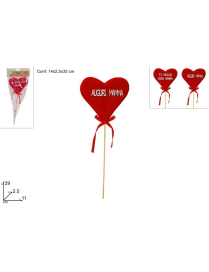 FESTA DELLA MAMMA SPILLONE CUORE 11cm
