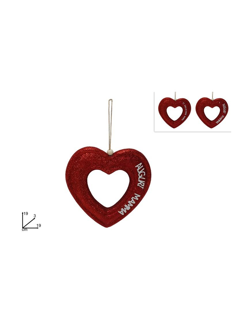 MOTHER'S DAY HEART HANGER 19cm