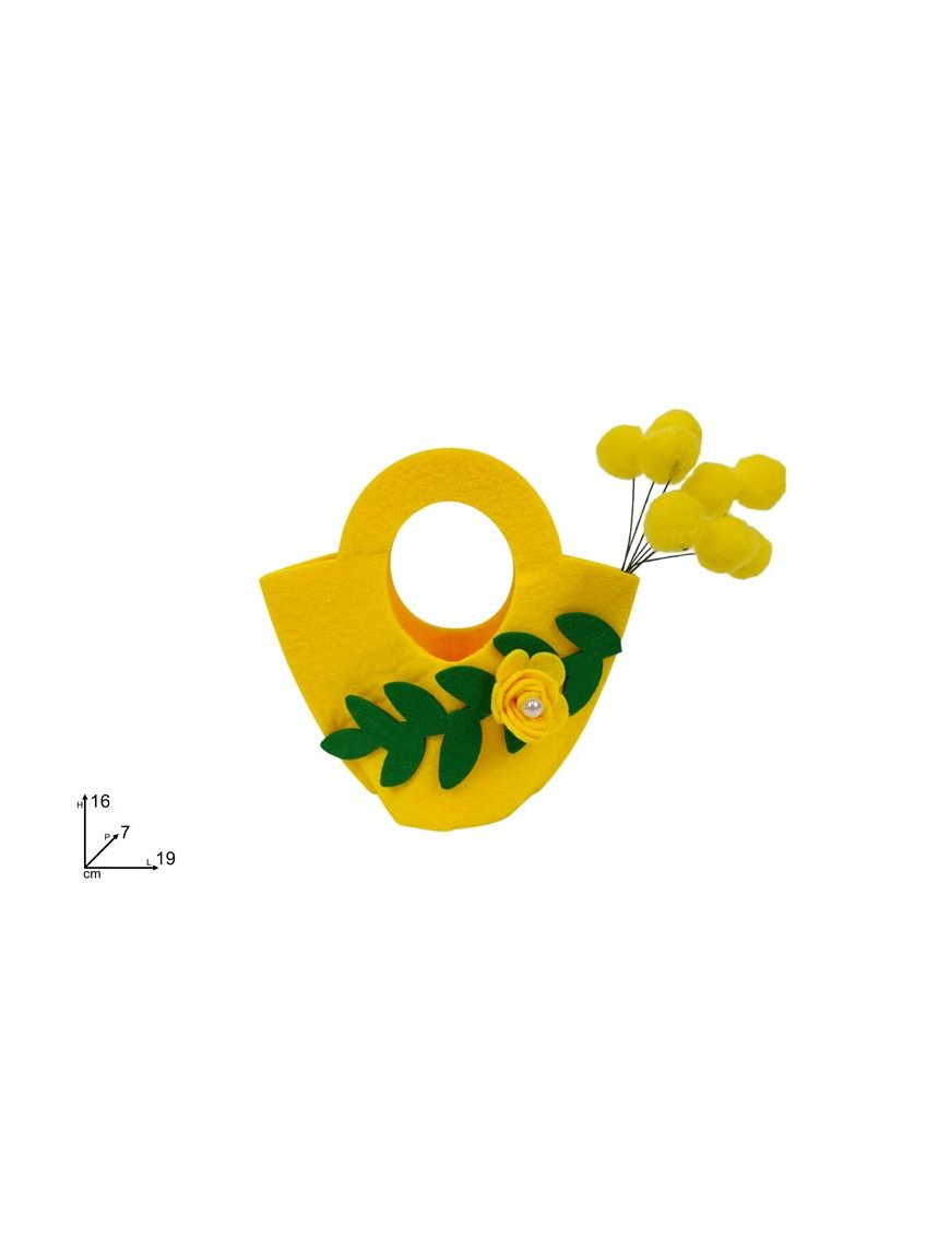 BORSETTA FELTRO MIMOSA