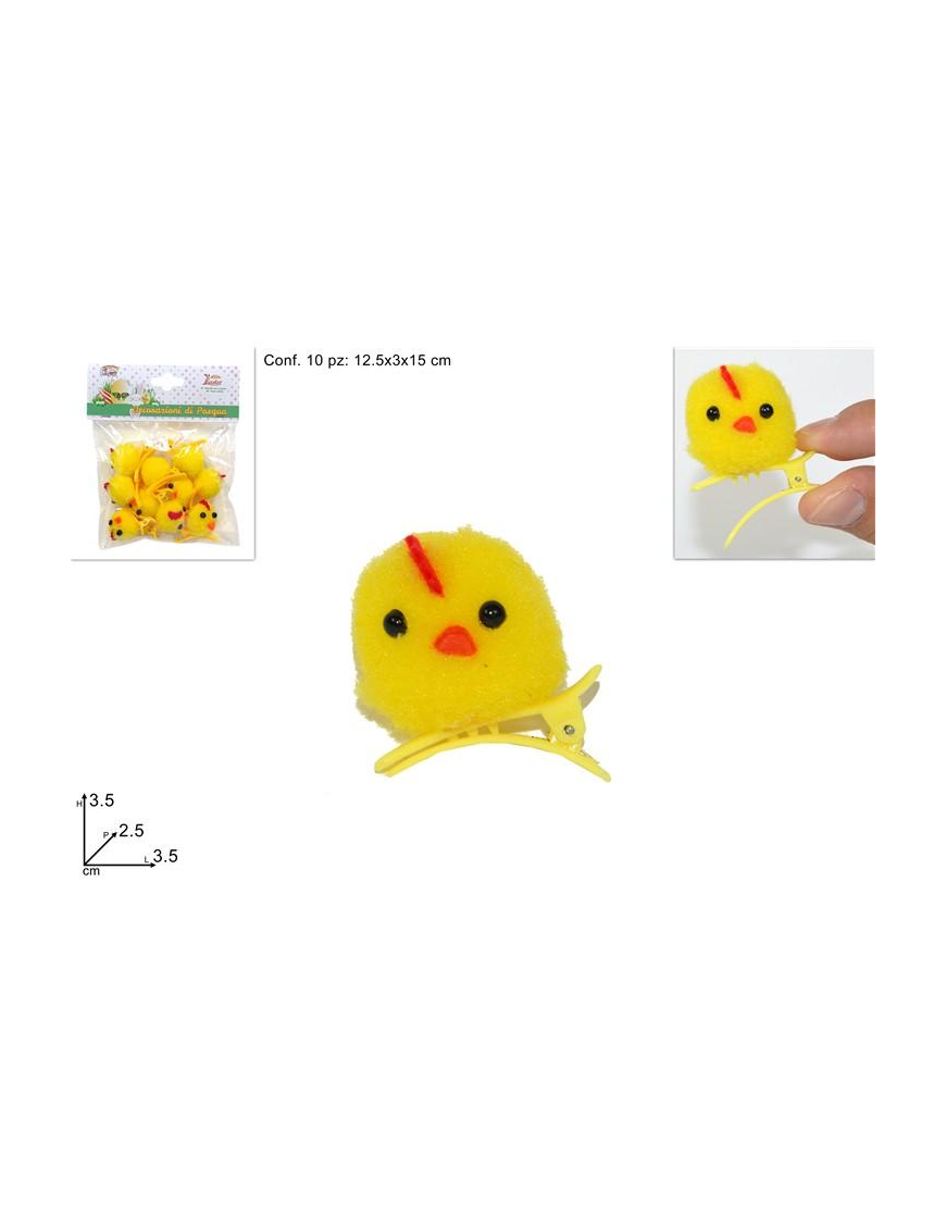 TWEEZERS WITH CHICK 10 PIECES