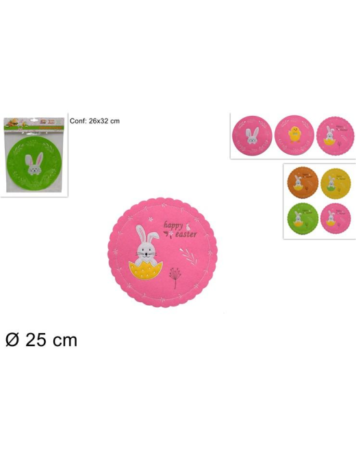 ROUND CHARGER PLATE 25 CM