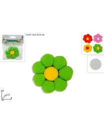 PLUSH DAISY WITH STICKER 1 PIECE