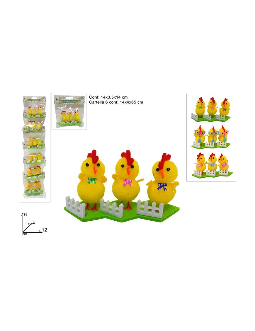 CHICKS ASS. C/HANGS MO003655
