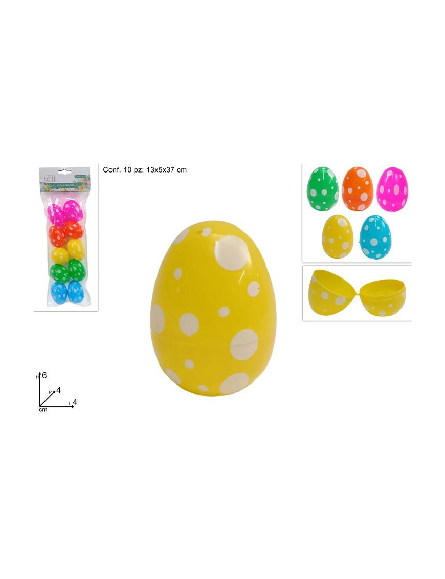 POLKA POLKA EGG BOX 6cm 10 pieces