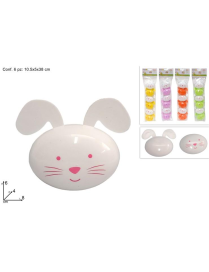 SCATOLA VISO CONIGLIO 6 centimetri 6 pezzi