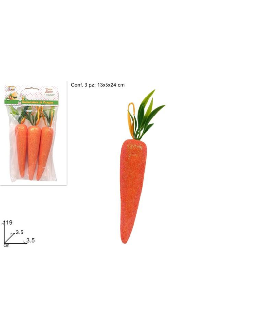 CARROT 19cm 3 pieces