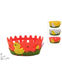 OVAL BASKET 16x15 centimetres