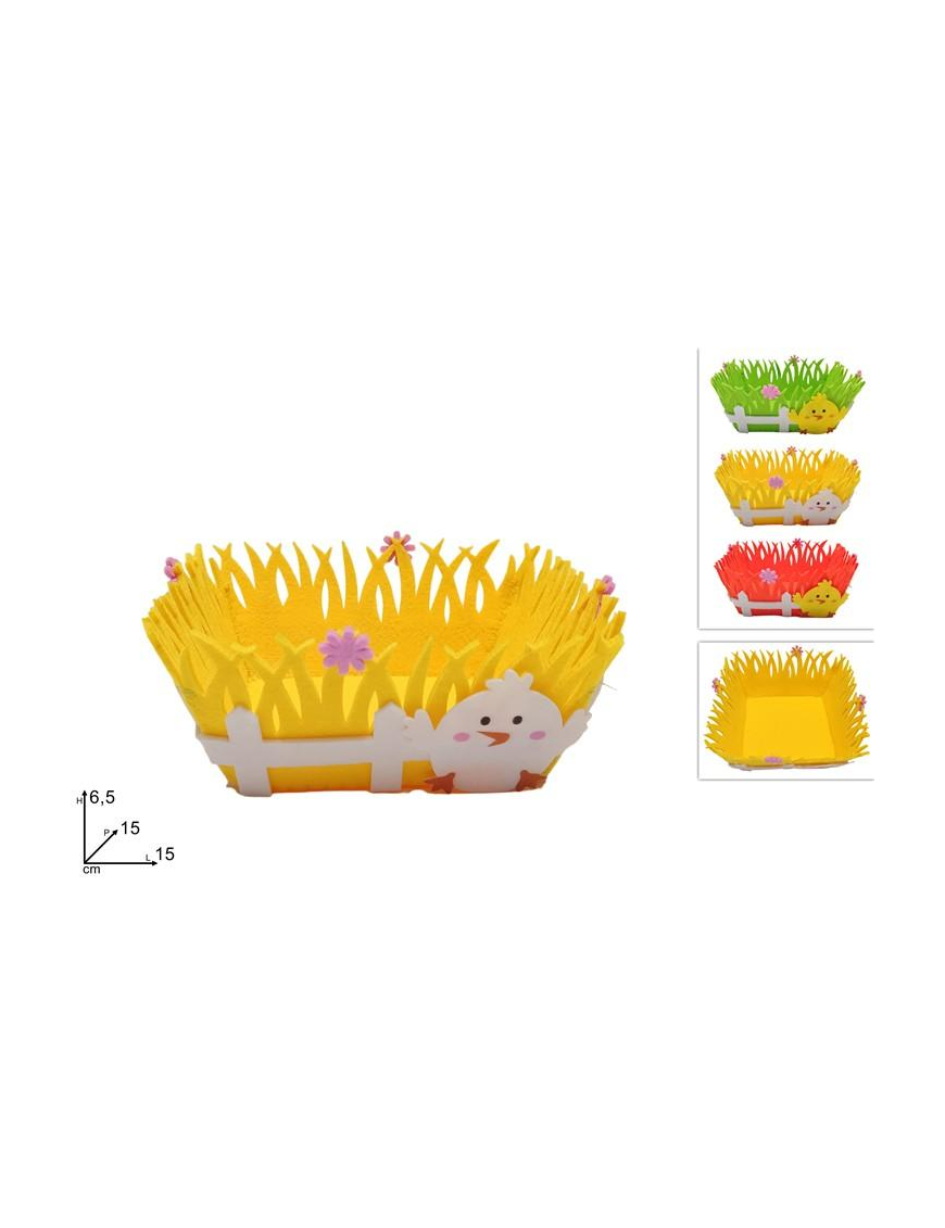 SQUARE BASKET 15x15 centimetres