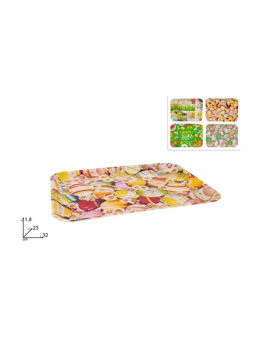 Rectangular TRAY 32x23 centimeters EASTER DECORATION