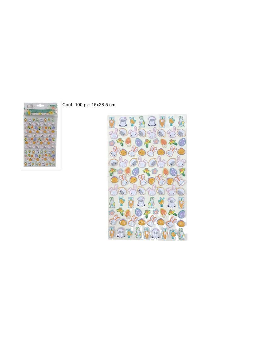 EASTER STICKERS 100 PIECES