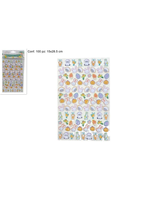 EASTER STICKERS 100 PIECES