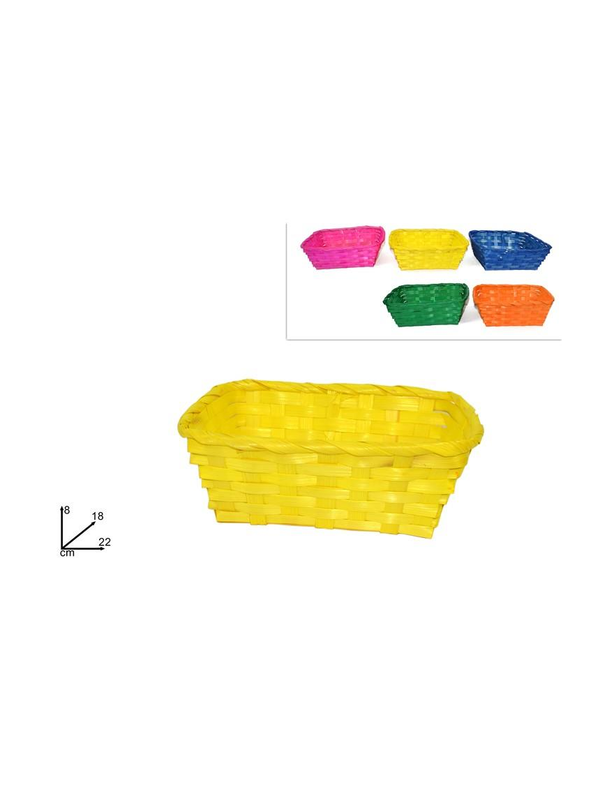 L.COLOR RECTANGULAR BASKET