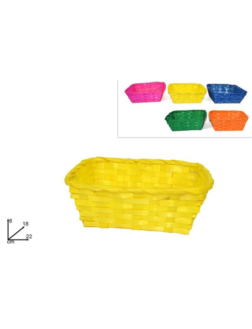 L.COLOR RECTANGULAR BASKET