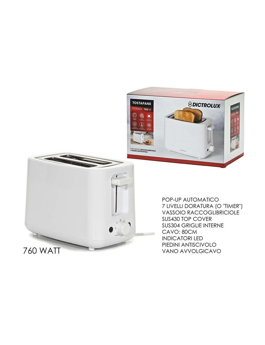 DICTROLUX TOSTAPANE 750W
