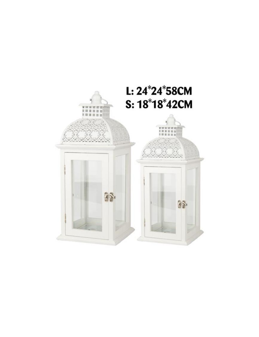 LANTERNA MARRAKECH WHITE 2 PEZZI