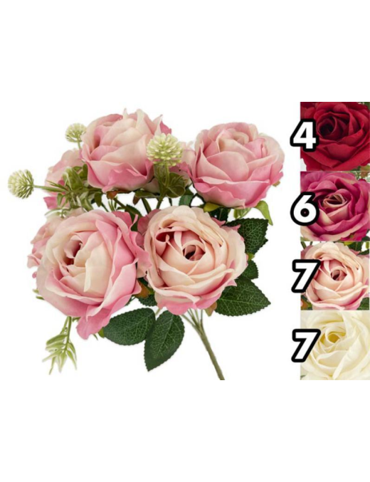 MAZZO  ROSE 7 FIORI 37cm