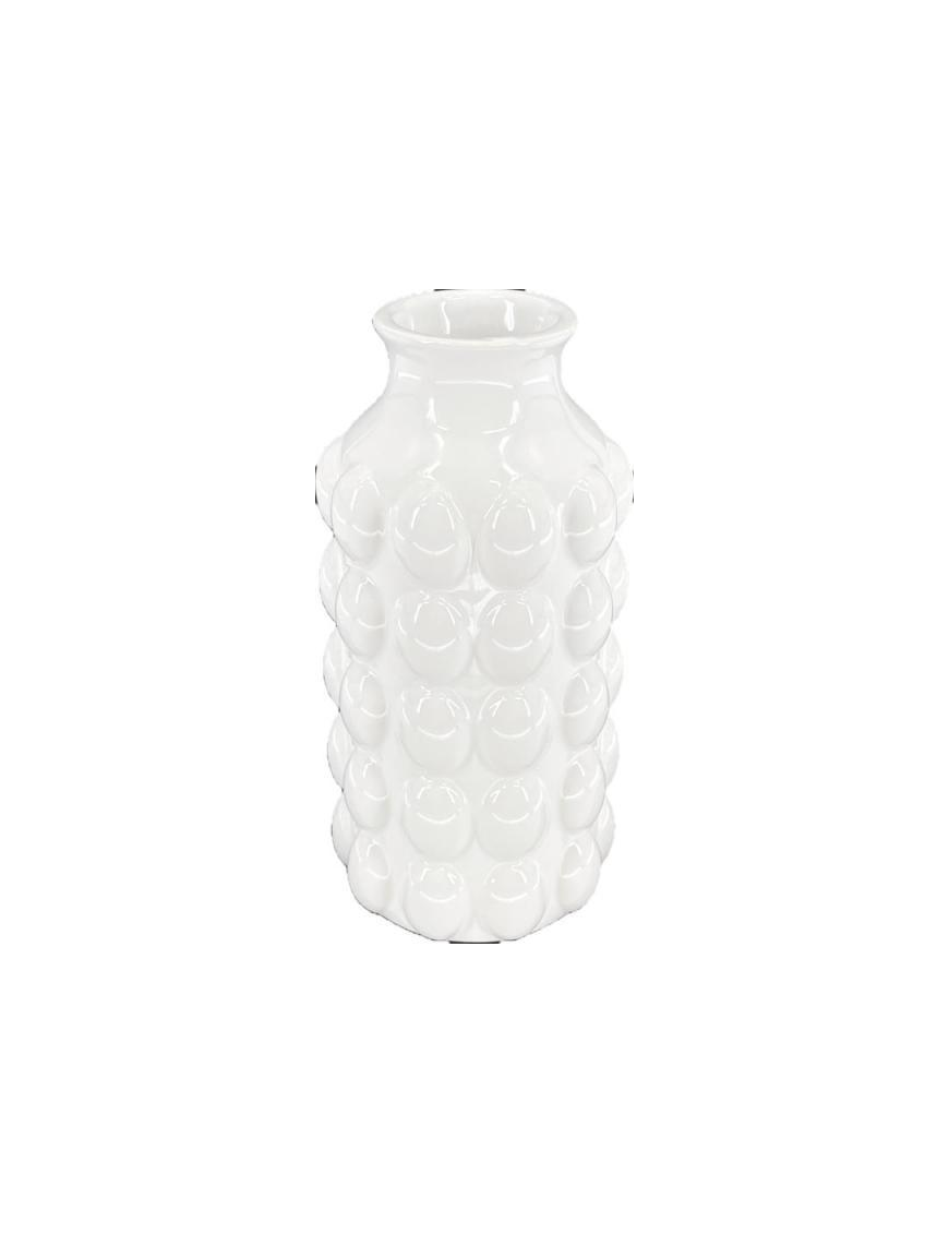 LINEA PERLA BIANCA VASO CERAMICA 30cm