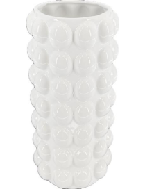 LINEA PERLA BIANCA VASO ROUND 20cm