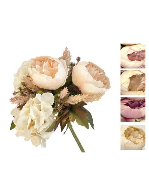 PEONIES-HYDRANGEAS BOUQUET 31cm