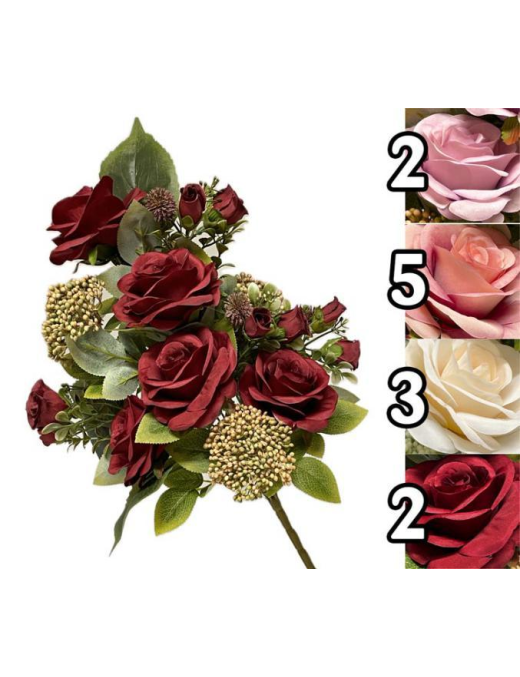 MAZZO ROSE-BOCCIOLI 48cm
