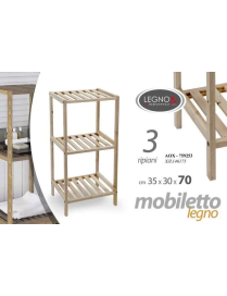 SCAFFALE 3 RIPIANI 35x30x70cm