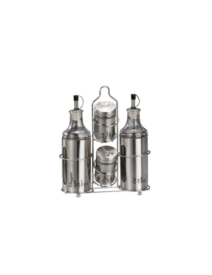 MENAGE OIL/VINEGAR/SALT/PEPPER