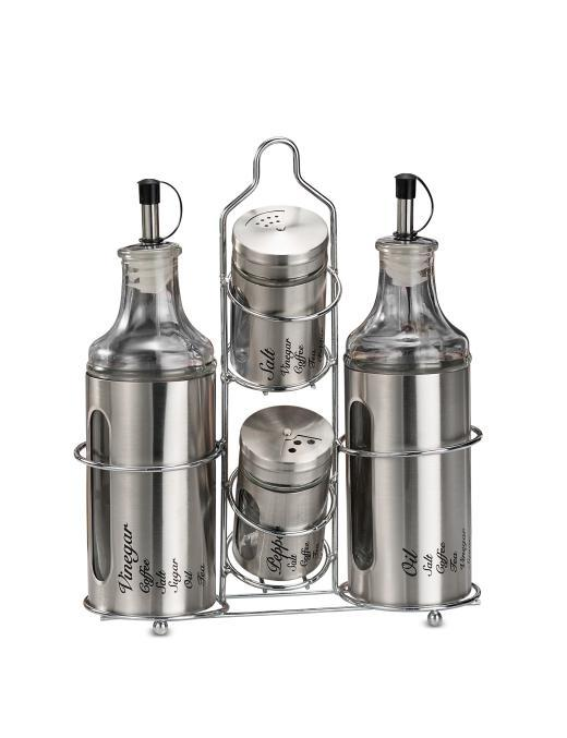 MENAGE OIL/VINEGAR/SALT/PEPPER