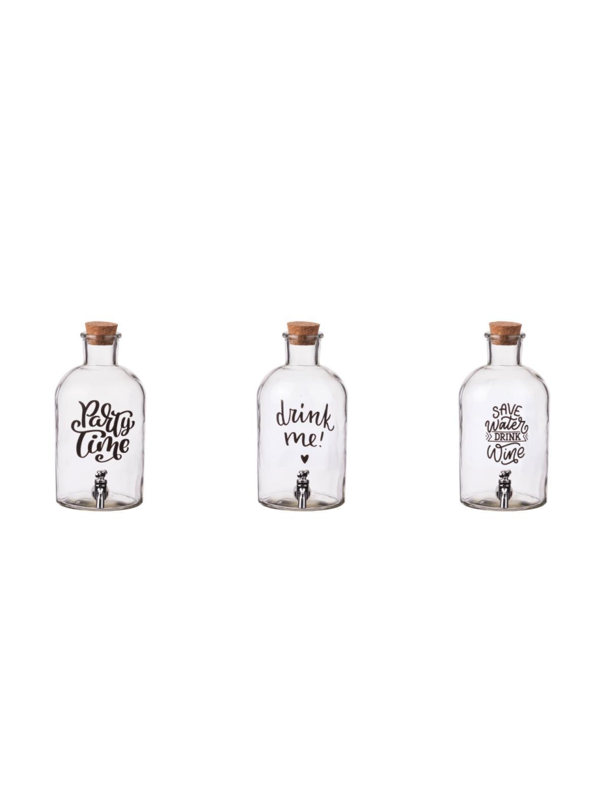 DISPENSER CON TAPPO SUGHERO 1 LITRI