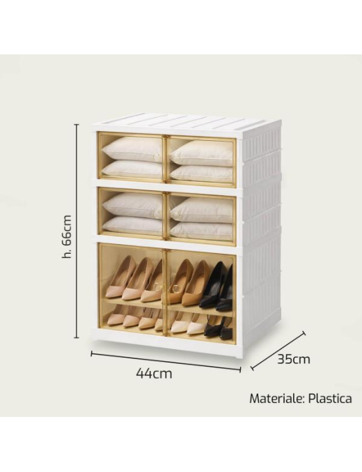 SCARPIERA PLASTICA 44x35x 66cm 1869