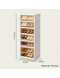 SCARPIERA PLASTICA 44x35x117cm 1870