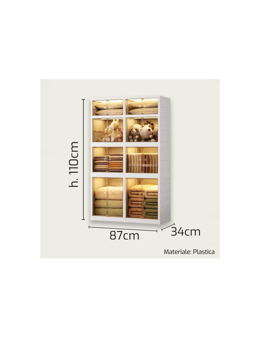 SCARPIERA PLASTICA 87x35x109cm 1871