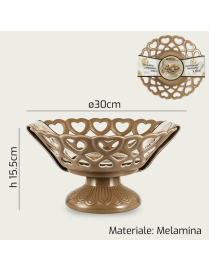 CENTROTAVOLA MELAMINA 30cm SABBIA