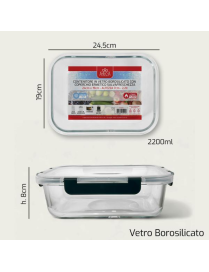 L.VETRO CONTENITORE   RETT 24x19x7cm