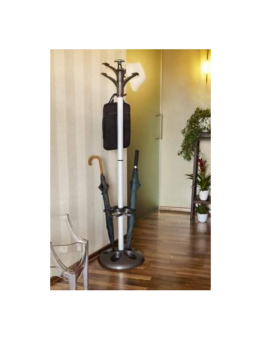 Flow appendiabiti, Plastica, antracite, 45x35x170 cm