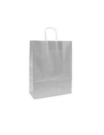 SHOPPER ARGENTO 27+12X37 CENTIMETRI 33 GRAMMI