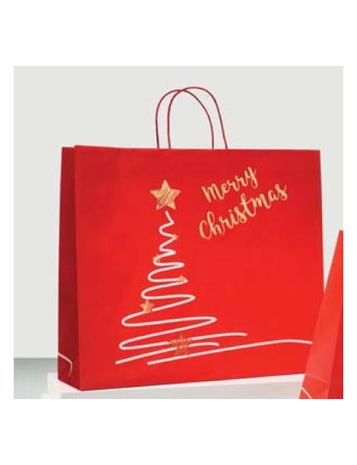 SHOPPER XMAS TREE 35+13x31+6 CENTIMETRI 110 GRAMMI