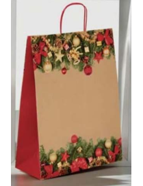 SHOPPER CORTINA ROSSO 32+13x41 100gr