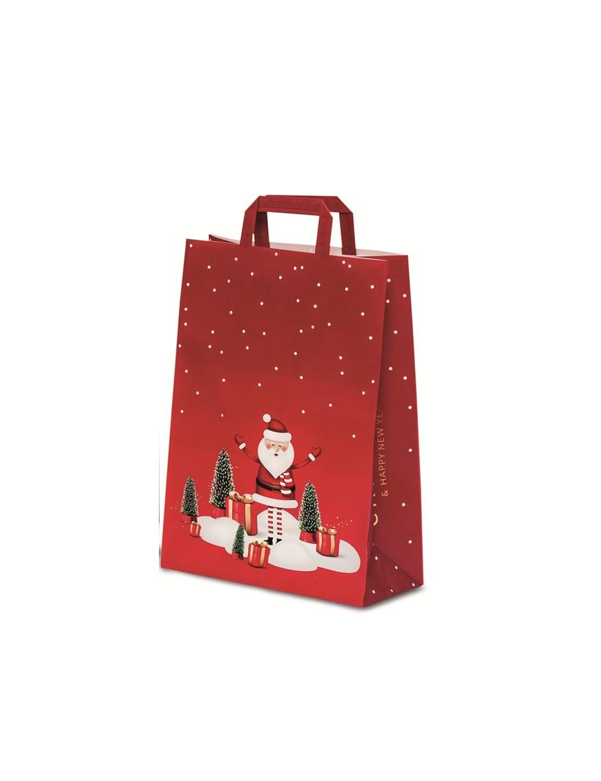 SHOPPER SANTA KLAUS 18+8x24 80gr