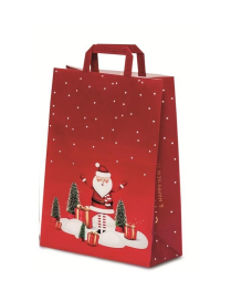 SHOPPER SANTA KLAUS 32+17x45 90gr