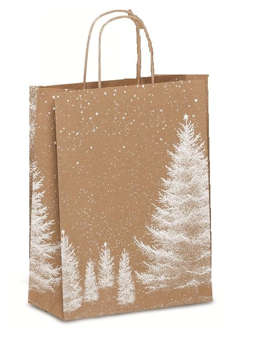 SHOPPER BIANCO NATALE  36+12x41 100gr