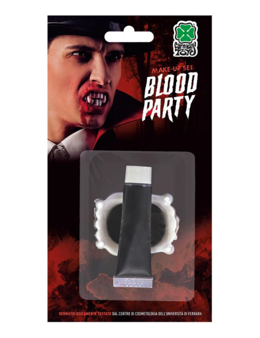 TRUCCO SANGUE FINTO 14ml+DENTIERA