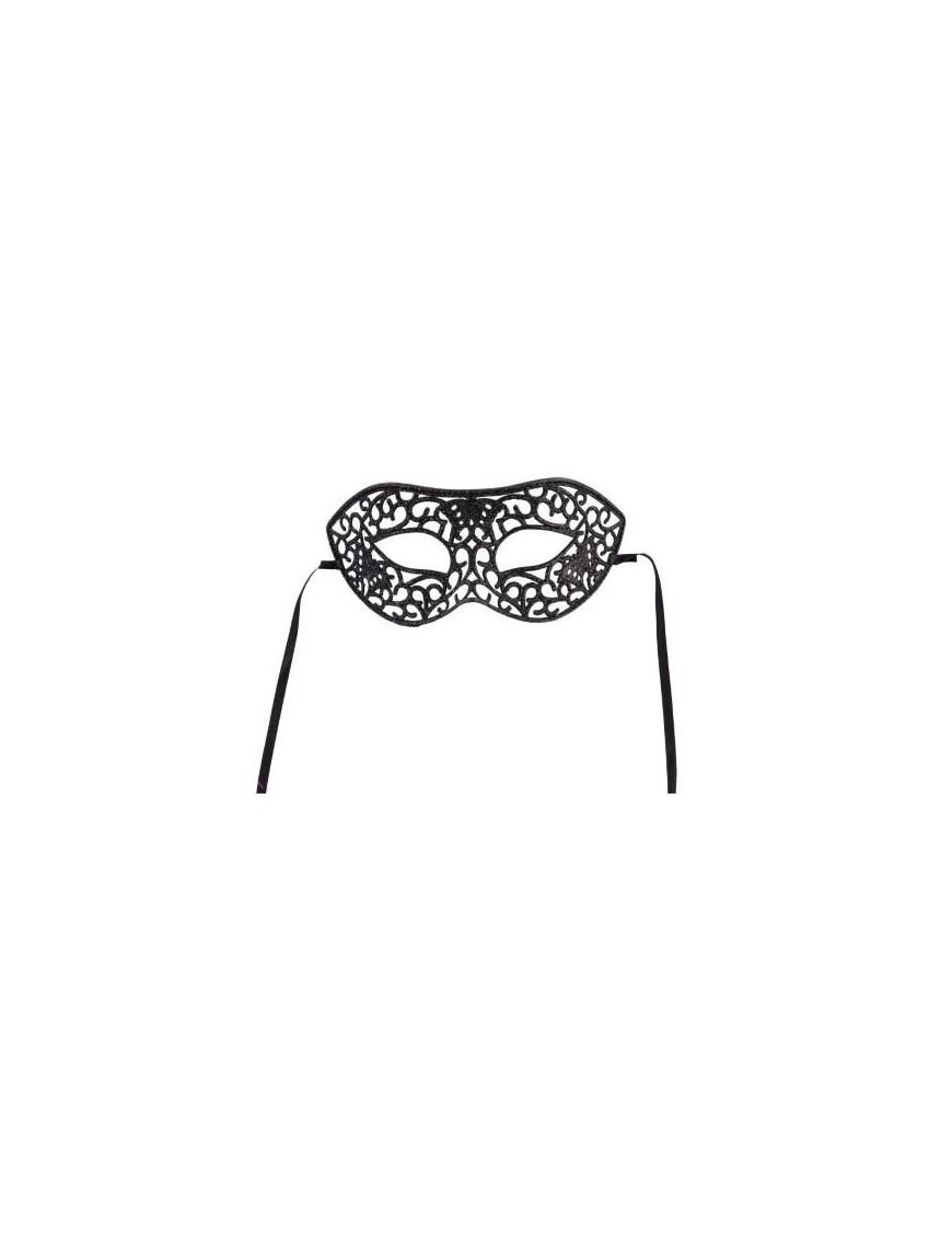 MASCHERA INTAGLIATA CON GLITTER