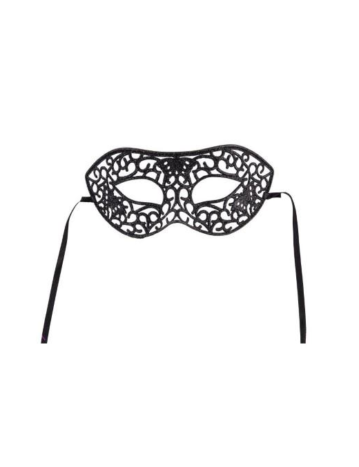 MASCHERA INTAGLIATA CON GLITTER