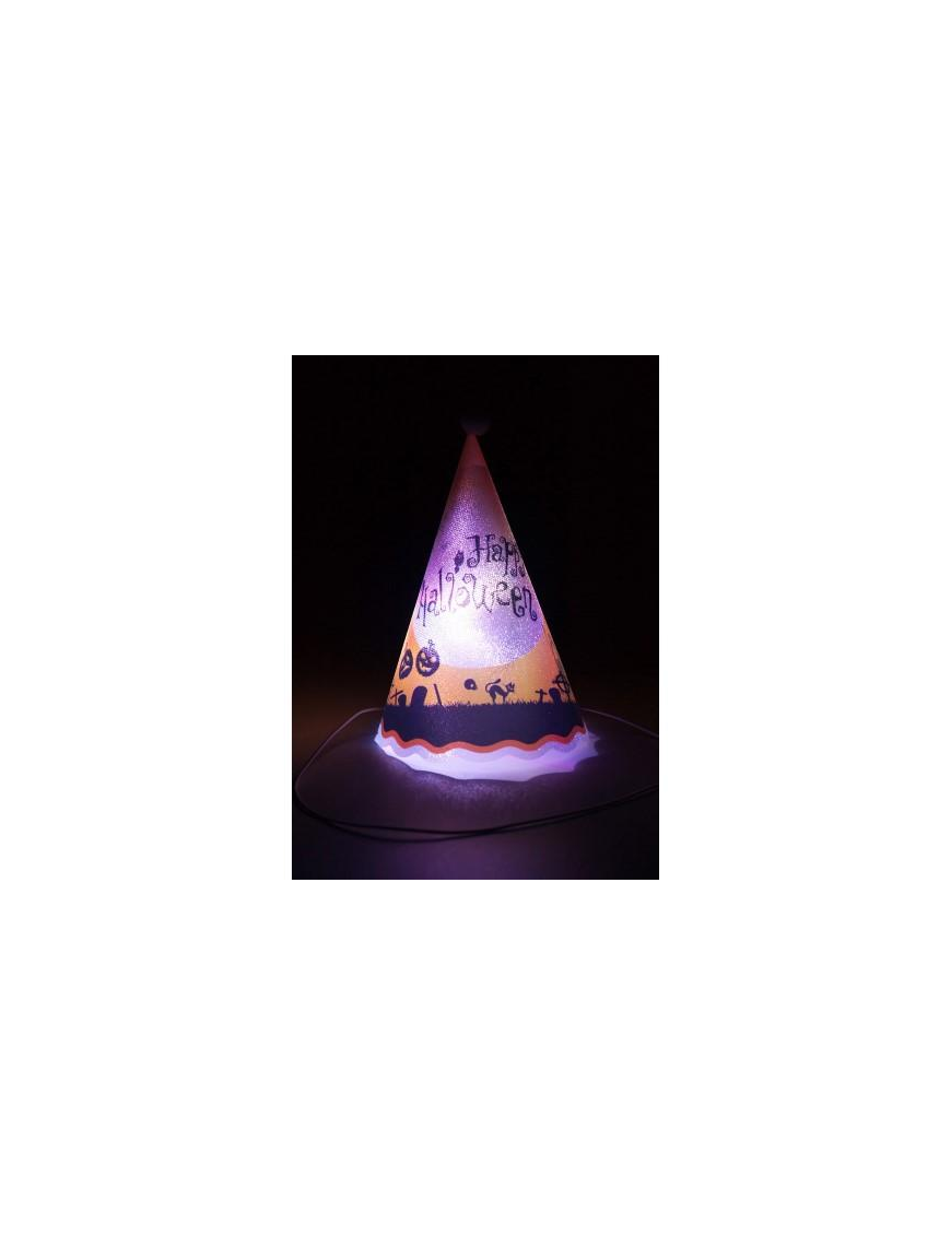 CAPPELLINO LUMINOSO PLASTICA 18cm