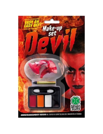 MAKEUP WITH DEVIL ACCESSORIES