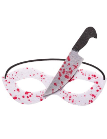 MASCHERA TESSUTO CON COLTELLO