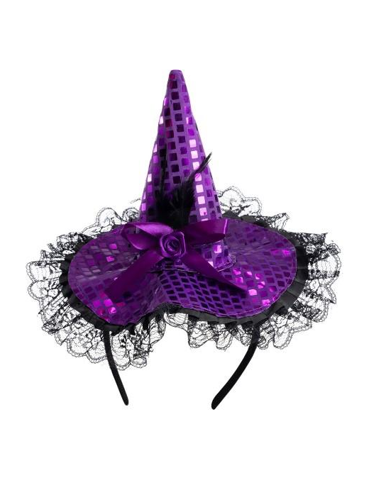 CERCHIETTO CON CAPPELLO STREGACON FIOCCO