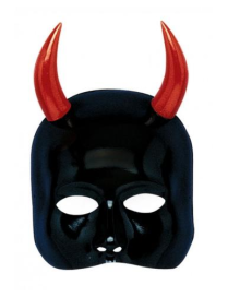 PLASTIC DEVIL MASK